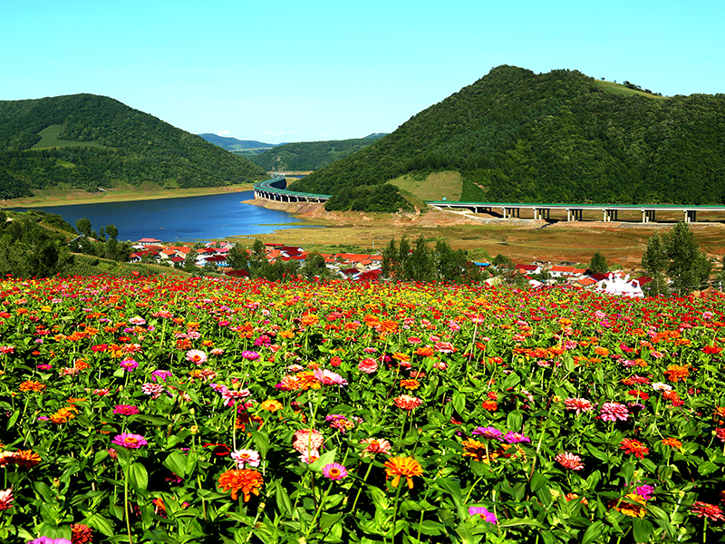 白山湖景區(qū)夏景